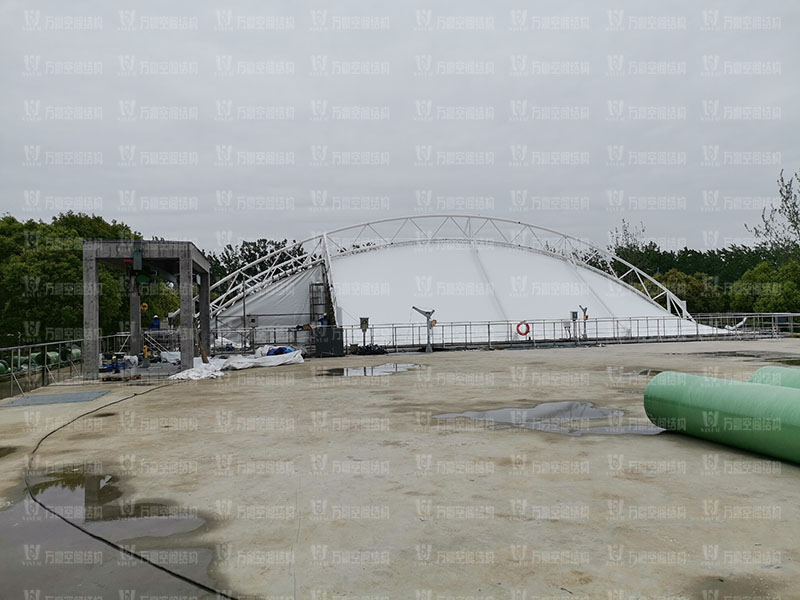 淮安鹽化新材料產(chǎn)業(yè)園區(qū)污水處理廠膜結(jié)構(gòu)項(xiàng)目竣工 淮安鹽化新材料產(chǎn)業(yè)園區(qū)污水處理廠膜結(jié)構(gòu)項(xiàng)目竣工