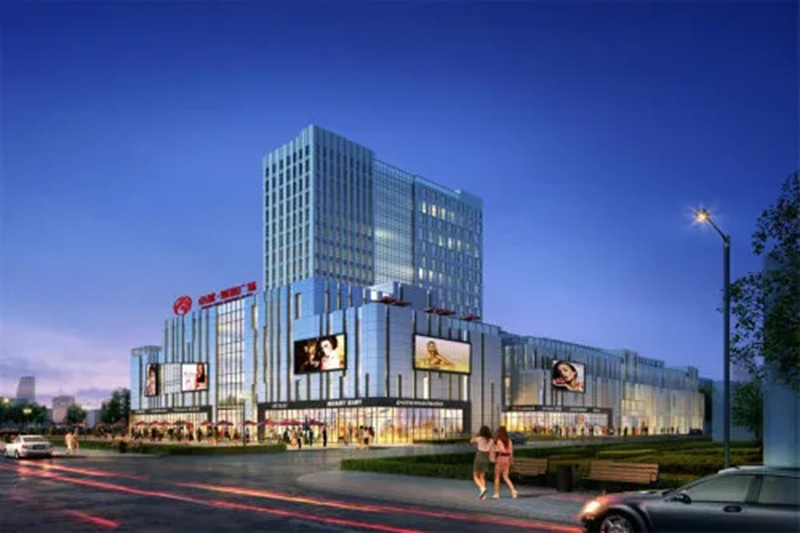 新泰卓越·財(cái)富廣場膜結(jié)構(gòu)項(xiàng)目進(jìn)入膜布安裝階段