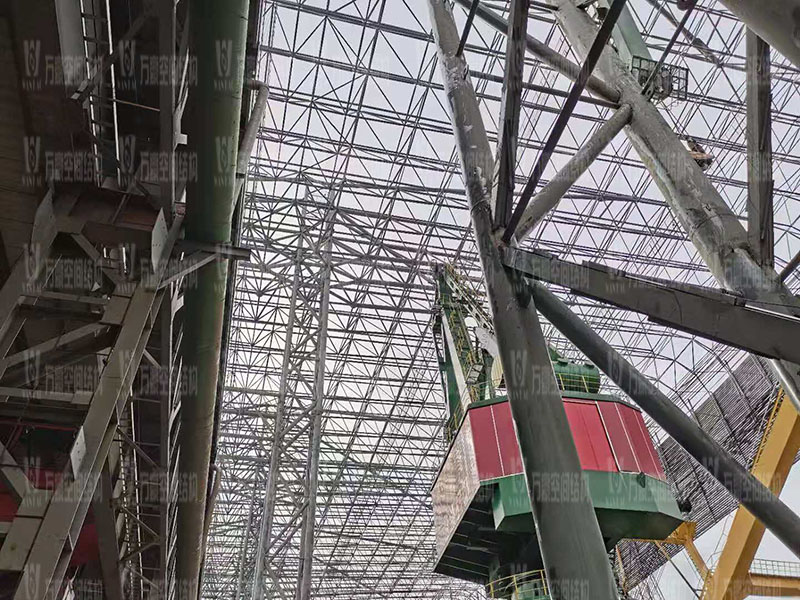 印尼全天候碼頭倉庫屋面膜結(jié)構(gòu)工程進入膜結(jié)構(gòu)安裝階段