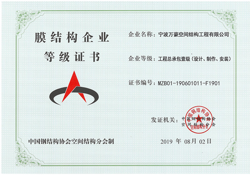 膜結構資質(zhì)