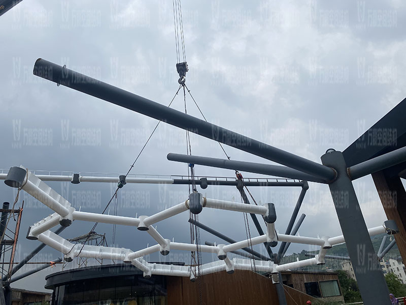 萬豪2021第8標-樂清鐵定溜溜樂園ETFE天幕及PTFE景觀傘膜結(jié)構(gòu)工程