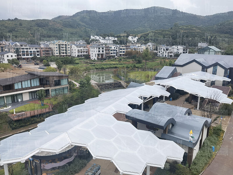 樂清鐵定溜溜樂園膜結(jié)構工程