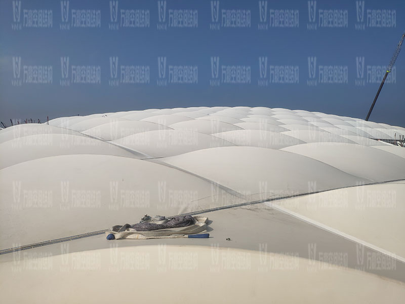 亞運會棒（壘）球體館、亞洲杯主辦場地重慶龍興足球場膜結(jié)構(gòu)項目動員大會