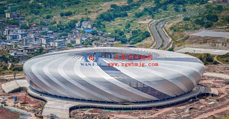 重慶龍興亞洲杯體育場(chǎng)ETFE天幕項(xiàng)目 重慶龍興亞洲杯體育場(chǎng)ETFE天幕項(xiàng)目