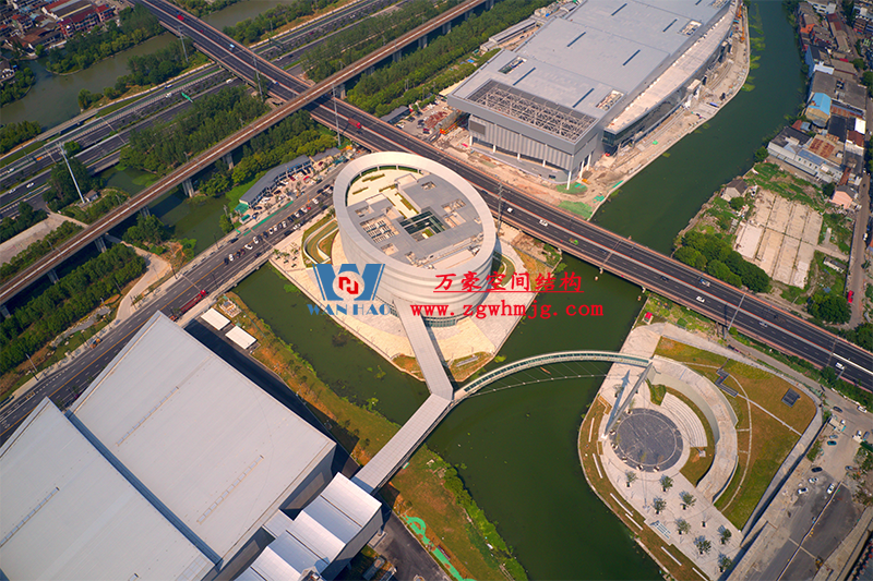 紹興國際會(huì)展中心PTFE網(wǎng)格織物幕墻項(xiàng)目