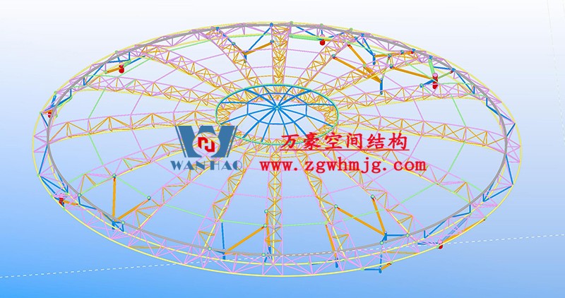 萬豪2022第12標-明宇廣場6號地塊商業(yè)（萬達廣場）改造項目鋼膜結構ETFE蓋頂天幕工程