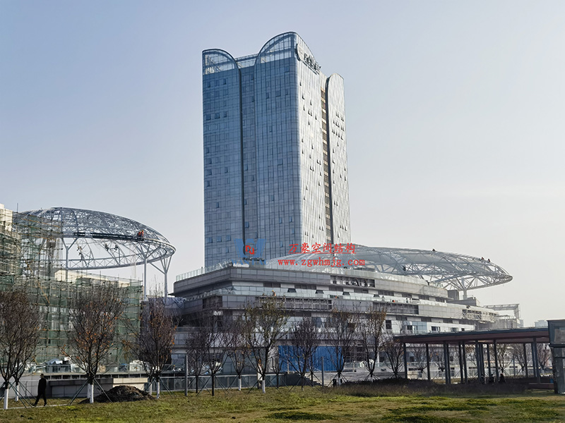明宇廣場(chǎng)6號(hào)地塊商業(yè)（萬(wàn)達(dá)廣場(chǎng)）改造項(xiàng)目鋼膜結(jié)構(gòu)ETFE蓋頂天幕工程