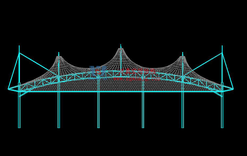 萬豪2023第6標-溫州惠民路西側(cè)綠地球場鋼膜結(jié)構(gòu)工程