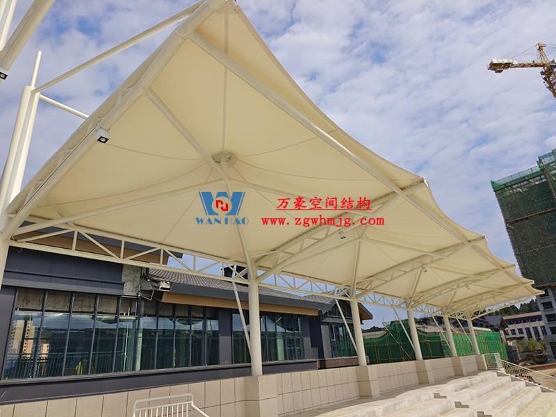 四川職業(yè)技術學院鋰電科技學院建設項目看臺膜結(jié)構(gòu)工程