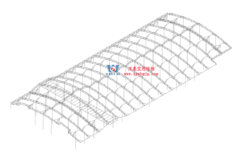 浙江真愛毯業(yè)科技有限公司廠房三屋面膜結構工程完工大吉！