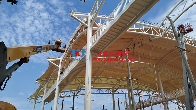 國網(wǎng)江西省電力有限公司培訓(xùn)中心實訓(xùn)基地改造膜結(jié)構(gòu)工程