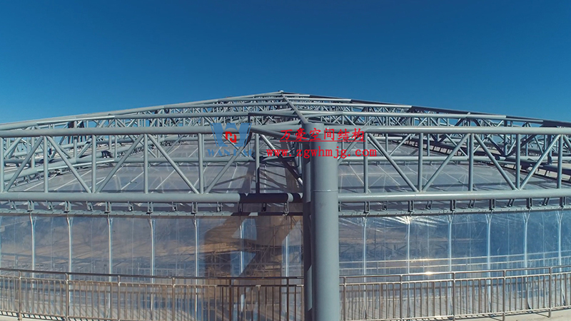格爾木工業(yè)園ETFE膜結(jié)構(gòu)污水池加蓋工程 格爾木工業(yè)園ETFE膜結(jié)構(gòu)污水池加蓋工程