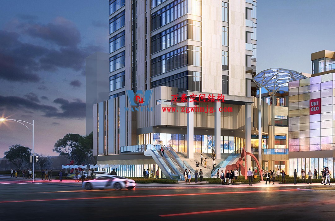 賦含夢幻色彩的商業(yè)街膜結(jié)構(gòu)天幕，即將閃亮登場！