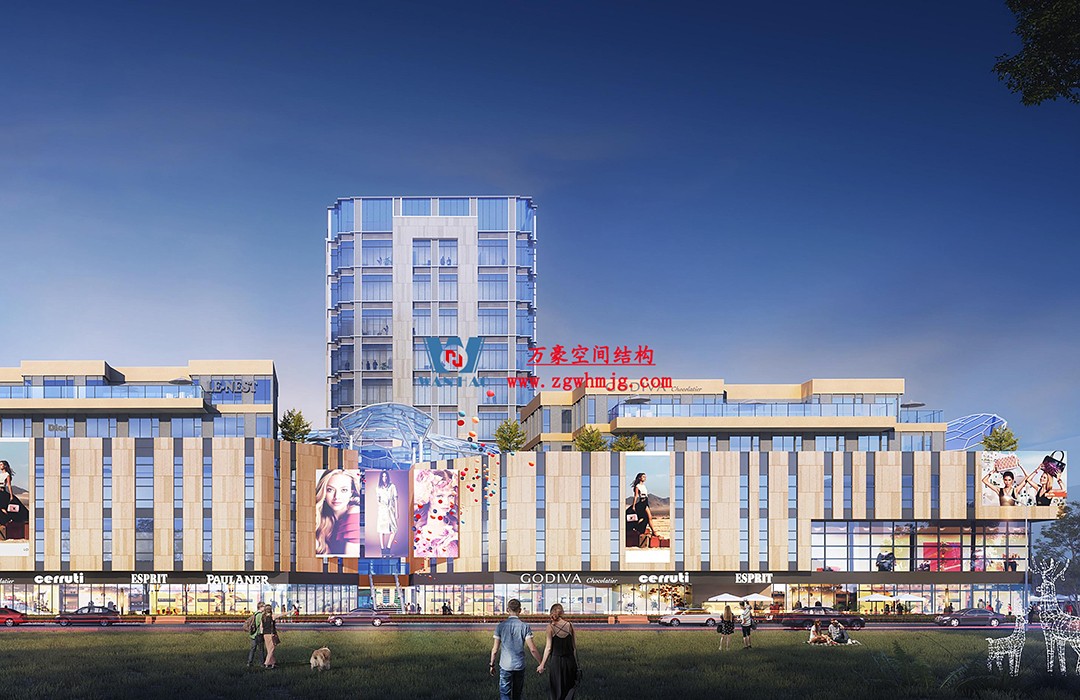 賦含夢幻色彩的商業(yè)街膜結(jié)構(gòu)天幕，即將閃亮登場！