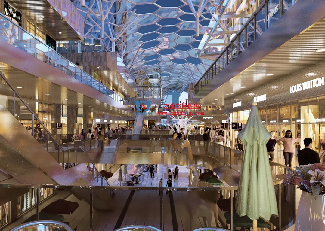 賦含夢幻色彩的商業(yè)街膜結(jié)構(gòu)天幕，即將閃亮登場！