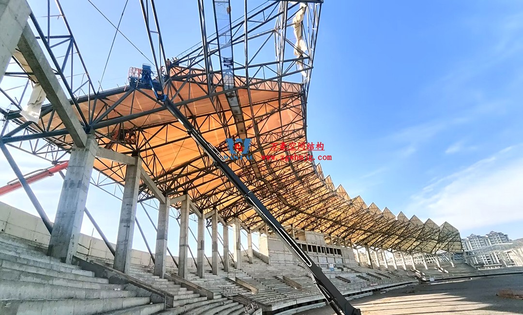 張掖奧體中心建設(shè)項(xiàng)目（EPC）總承包體育場PTFE膜結(jié)構(gòu)專業(yè)分包工程