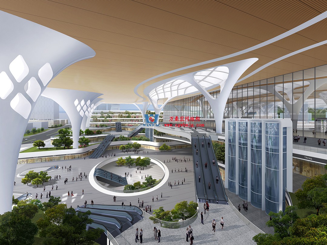 充滿(mǎn)地域性元素和文化特點(diǎn)的重慶東站