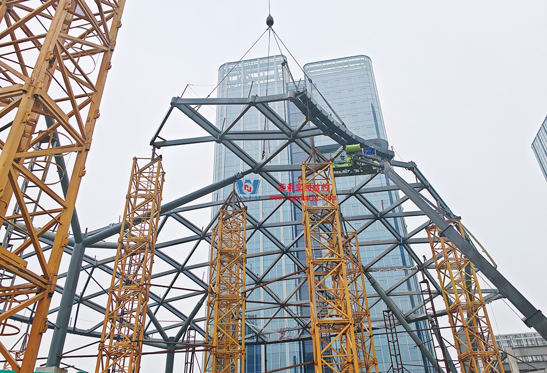 攻堅克難，全速推進(jìn)|這個ETFE商業(yè)天幕迎來新進(jìn)展