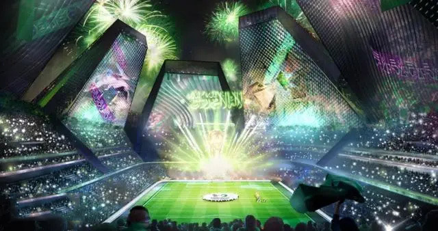 沙特公布2034年世界杯的15個(gè)場(chǎng)館設(shè)計(jì)，預(yù)計(jì)耗資數(shù)千億美元