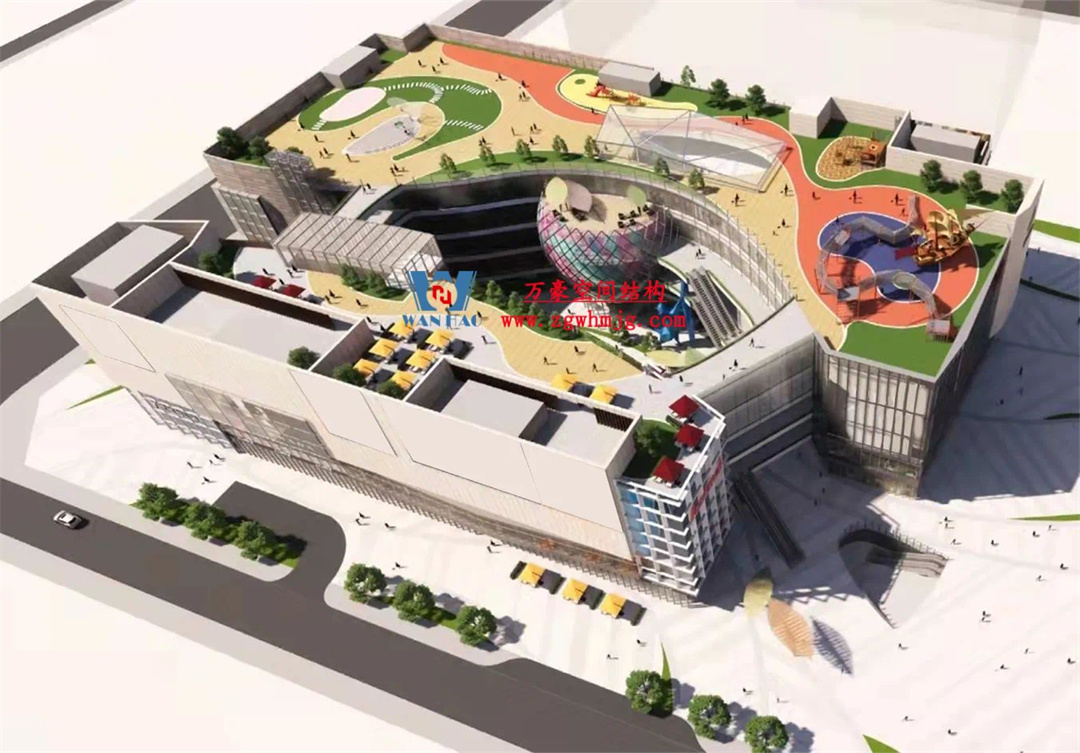 廣州從化鳳凰新天地商業(yè)街天幕項目：ETFE PTFE膜結(jié)構(gòu)打造城市靈動