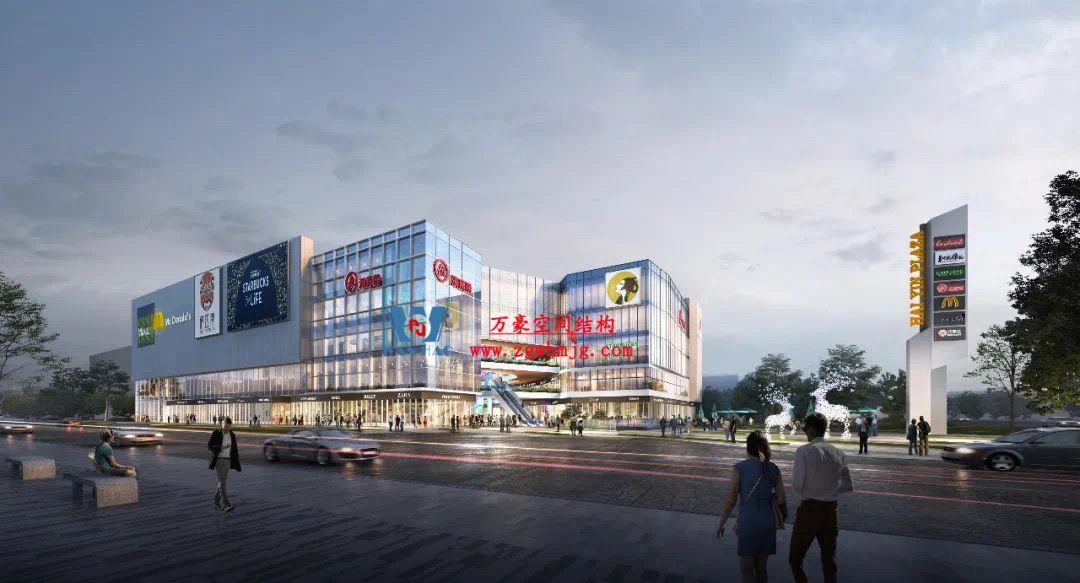 廣州從化鳳凰新天地商業(yè)街天幕項目：ETFE PTFE膜結(jié)構(gòu)打造城市靈動