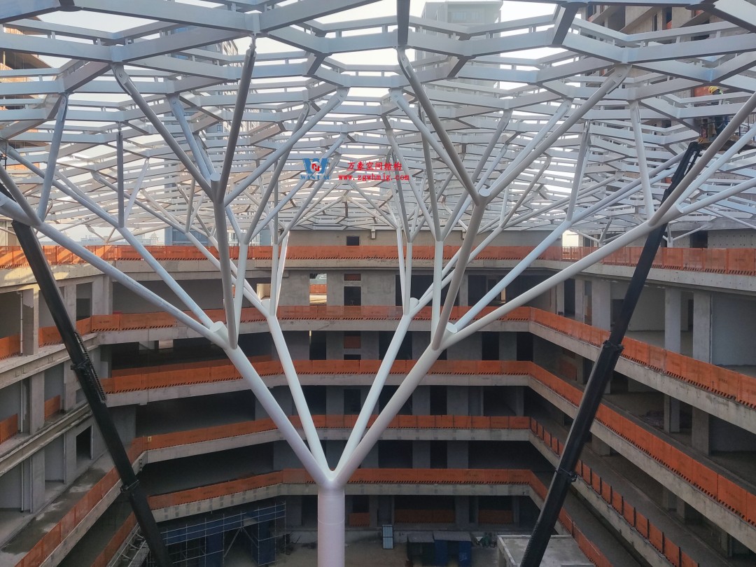 科幻巨幕降臨安吉！湖州安吉鋼結(jié)構(gòu)天幕重塑城市天際線