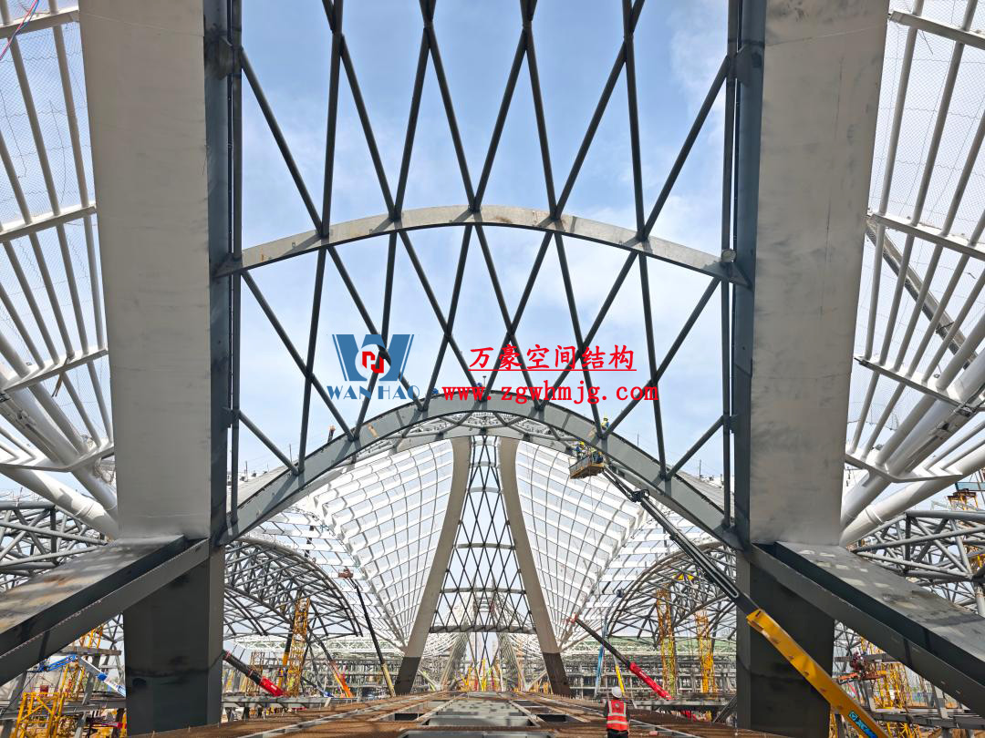 鄭州中原高鐵港數(shù)字展貿(mào)城ETFE膜結(jié)構(gòu) PTFE膜結(jié)構(gòu)項目 鄭州中原高鐵港數(shù)字展貿(mào)城ETFE膜結(jié)構(gòu) PTFE膜結(jié)構(gòu)項目