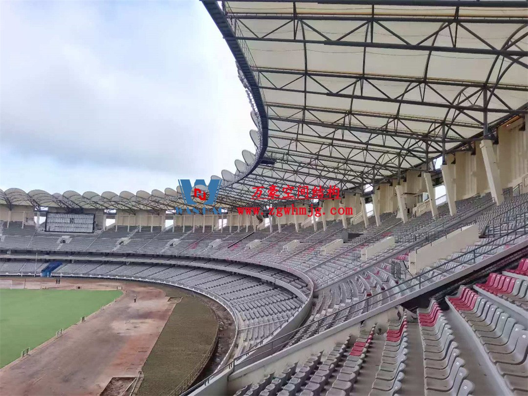 非洲杯肯尼亞體育場PTFE鋼膜結(jié)構(gòu)屋面