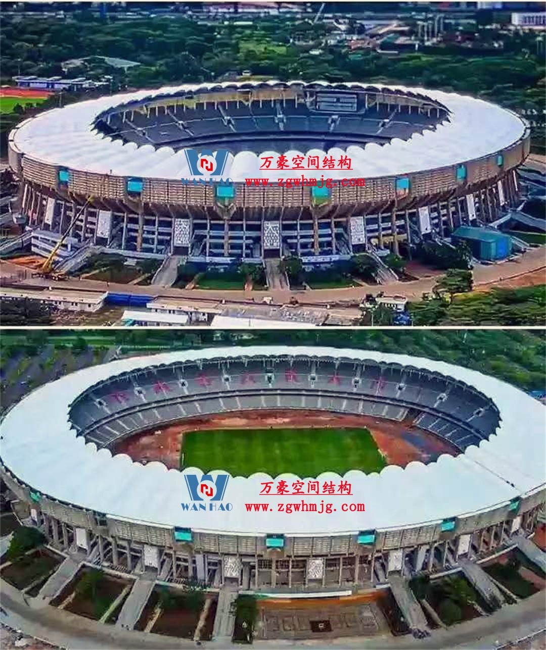 非洲杯肯尼亞體育場PTFE鋼膜結(jié)構(gòu)屋面工程 非洲杯肯尼亞體育場PTFE鋼膜結(jié)構(gòu)屋面工程