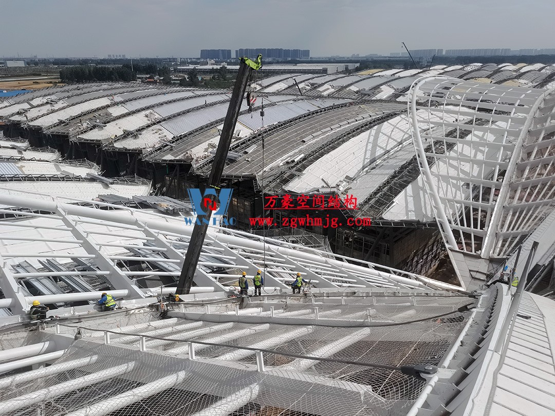 鄭州中原高鐵港數(shù)字展貿(mào)城ETFE膜結(jié)構(gòu) PTFE膜結(jié)構(gòu)項目 鄭州中原高鐵港數(shù)字展貿(mào)城ETFE膜結(jié)構(gòu) PTFE膜結(jié)構(gòu)項目