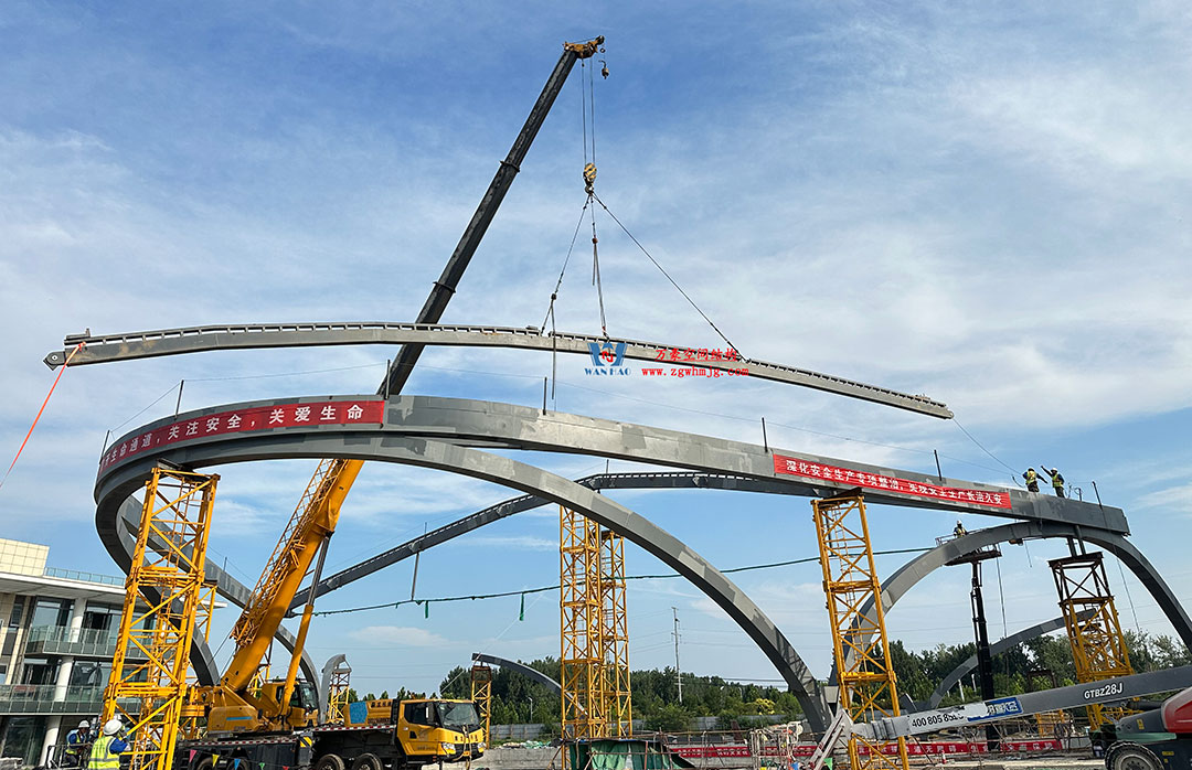 ETFE氣枕膜與雙曲面空間網(wǎng)殼結構結合是什么樣？一起來一睹真容