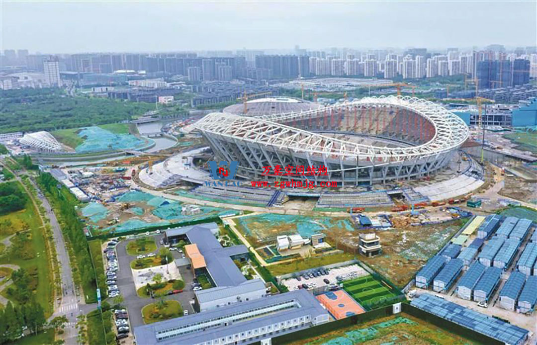 無(wú)錫奧體中心體育場(chǎng)ETFE膜首吊成功，太湖畔將閃耀“生態(tài)之光”