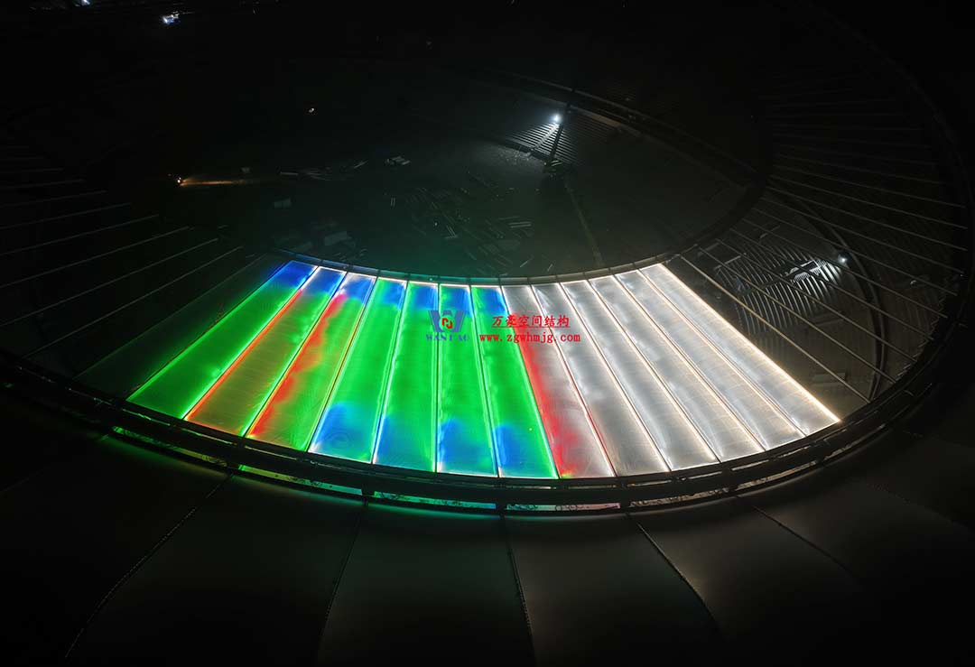 太湖之畔，華燈初上|無錫奧體中心施工加速