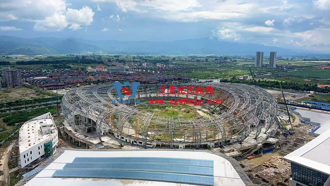 瑞麗國際文體中心建設(shè)項(xiàng)目體育場鋼結(jié)構(gòu)工程