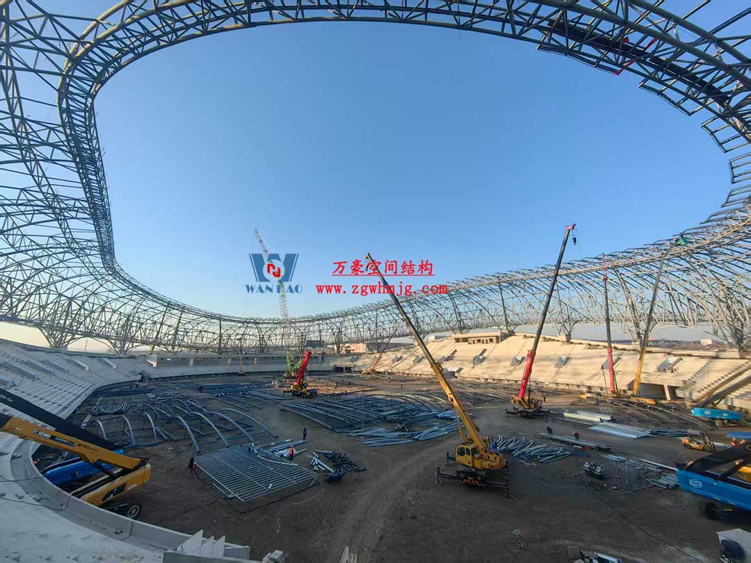 山東蓬萊體育場PTFE膜結(jié)構(gòu)項目