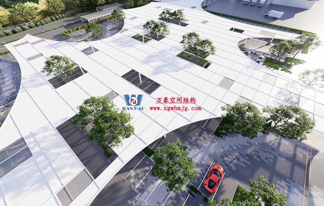 綠色心?！ぶ腔郛a(chǎn)融農(nóng)商匯項(xiàng)目ETFE氣枕天幕工程