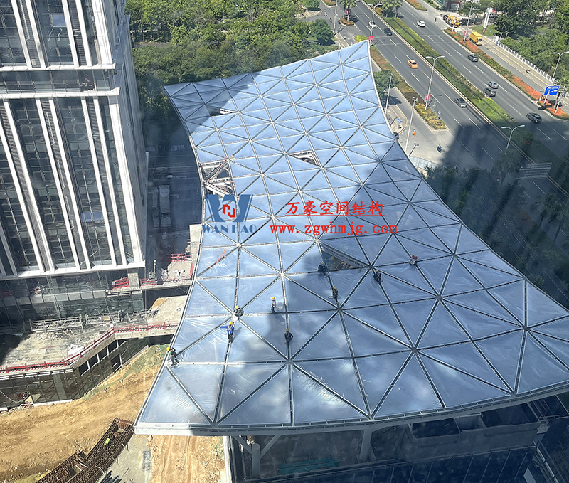 縱使烈日炎炎，腳步從未止歇！海南這個ETFE氣枕膜項目施工進(jìn)度有最新消息