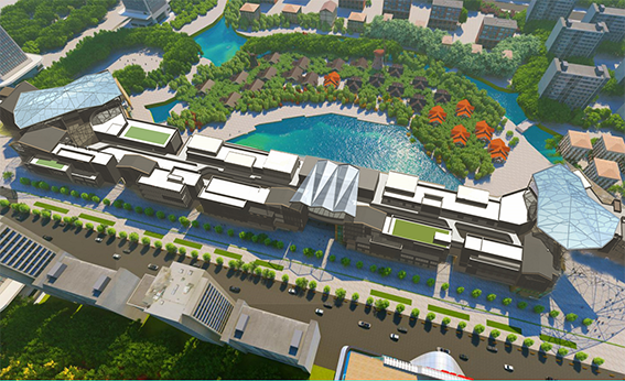 文一塘溪津門(mén)天幕鋼結(jié)構(gòu)及ETFE膜結(jié)構(gòu)氣枕膜工程