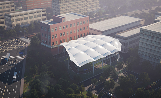 國網(wǎng)江西省電力有限公司培訓(xùn)中心實訓(xùn)基地改造膜結(jié)構(gòu)工程