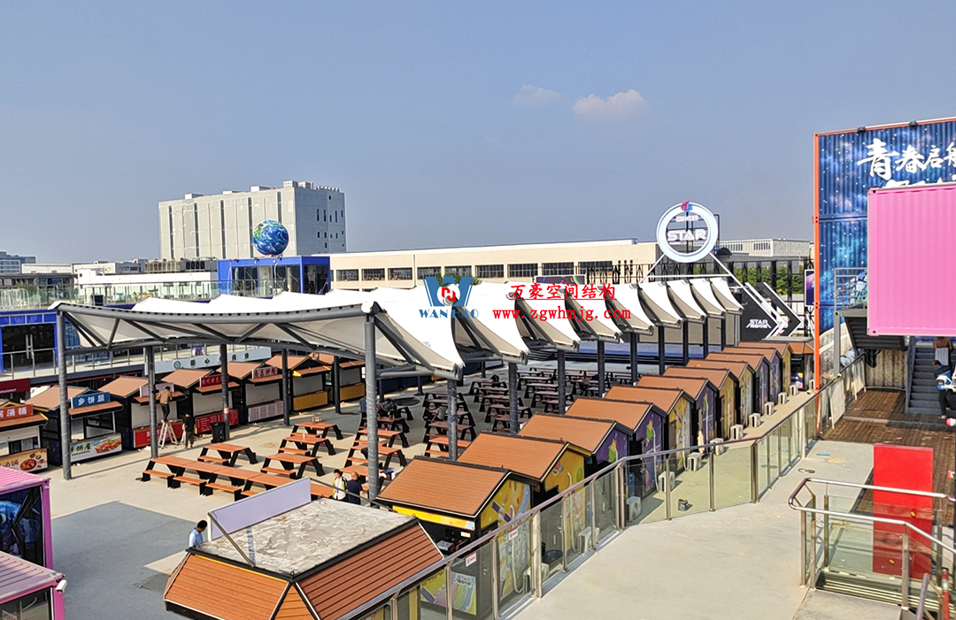 膜結(jié)構(gòu)遮陽(yáng)雨棚受歡迎的主要原因是什么？