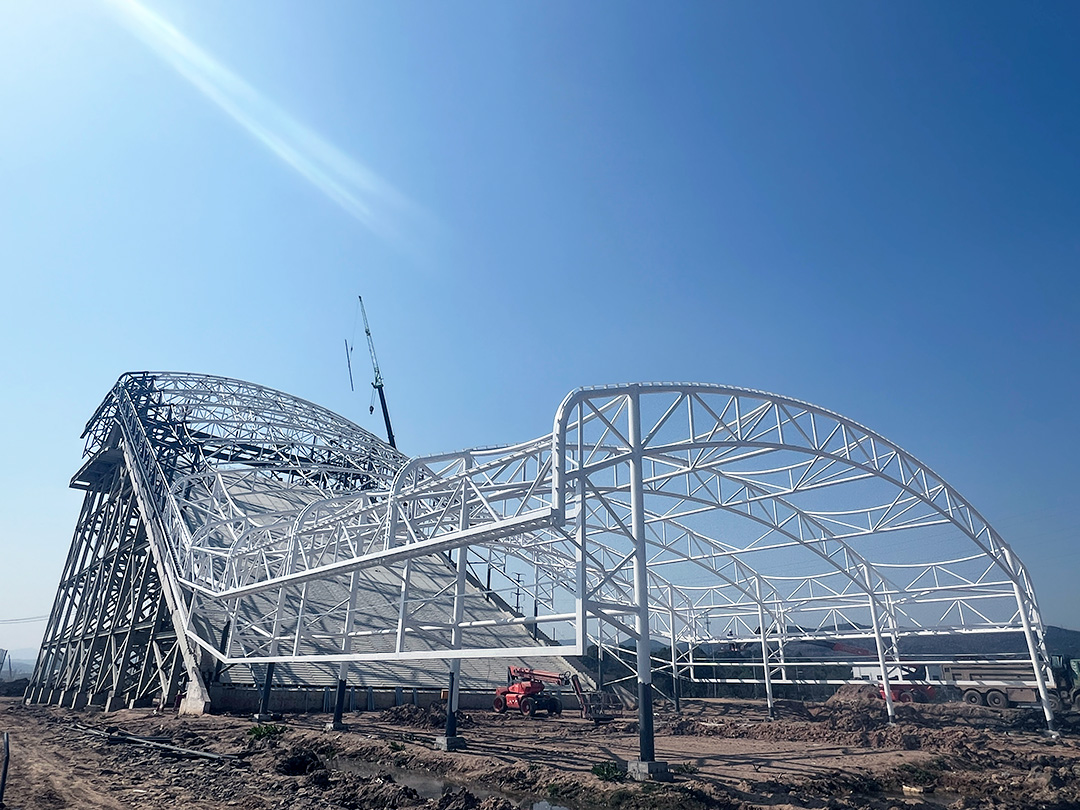 比亞迪紹興嵊州賽車場(chǎng)干拔沙坡觀景平臺(tái)鋼結(jié)構(gòu)項(xiàng)目