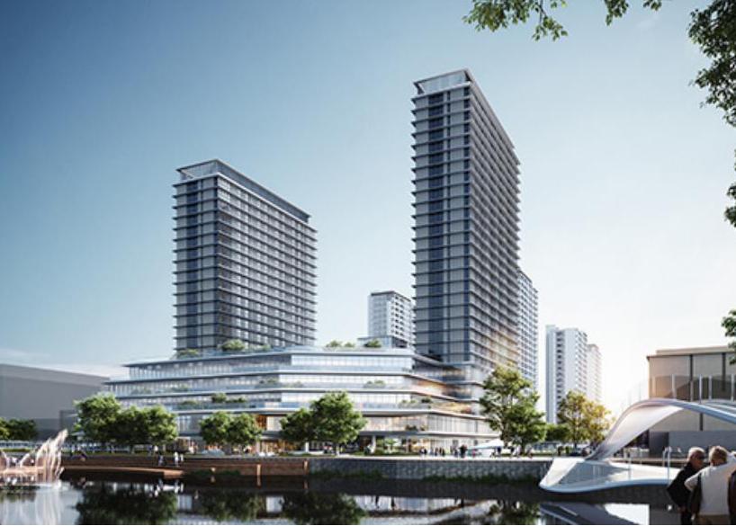 安吉縣昌碩小區(qū)地塊房產(chǎn)開發(fā)項(xiàng)目ETFE天幕