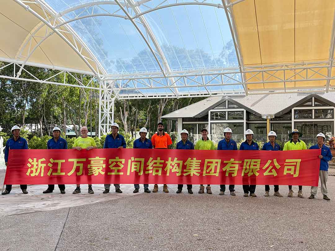 澳大利亞噴泉廣場(chǎng)雙膜天幕驚艷落地，ETFE+PTFE演繹建筑黑科技