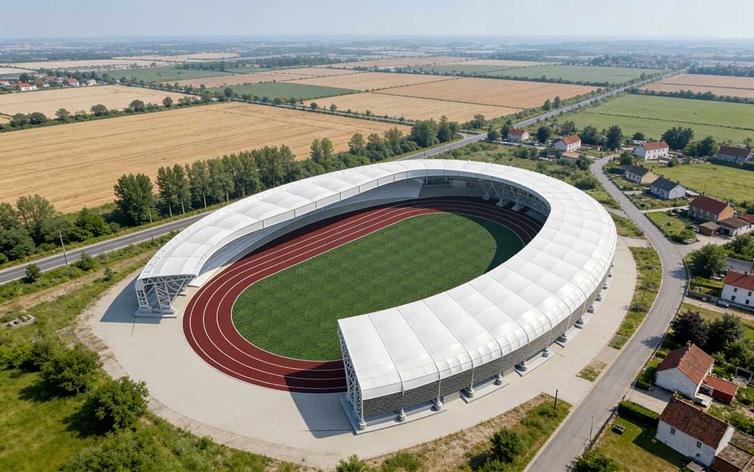 喜報(bào)！浙江萬豪集團(tuán)中標(biāo)馬里巴馬科體育場，以鋼膜匠心筑就西非體育新地標(biāo)