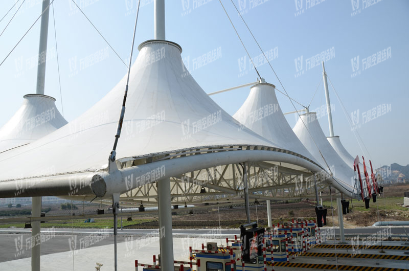 寧波丁家山收費站膜結(jié)構(gòu) 寧波丁家山收費站膜結(jié)構(gòu)